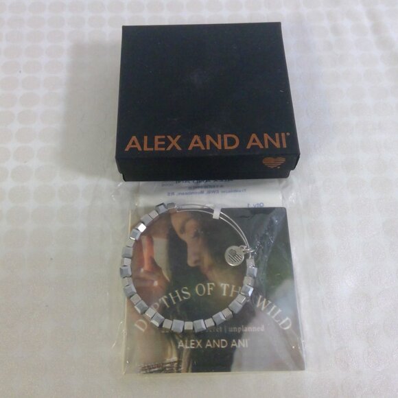 NEW Alex and Ani TRAILBLAZER EWB, Moonbeam, RS Bracelet A15EB26RS - Picture 4 of 4